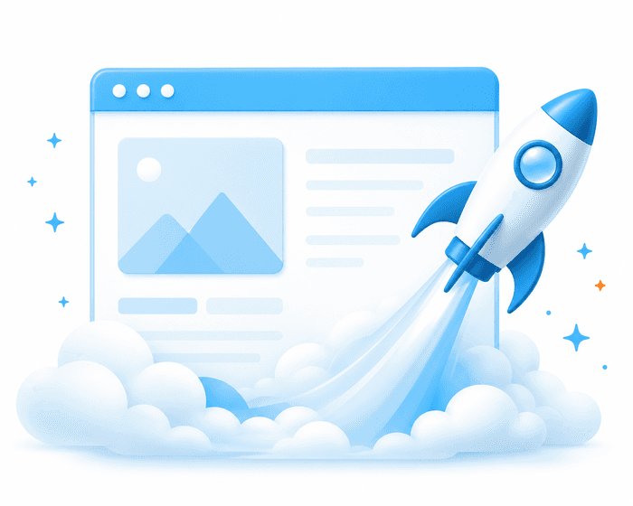 Your website, ready to launch
